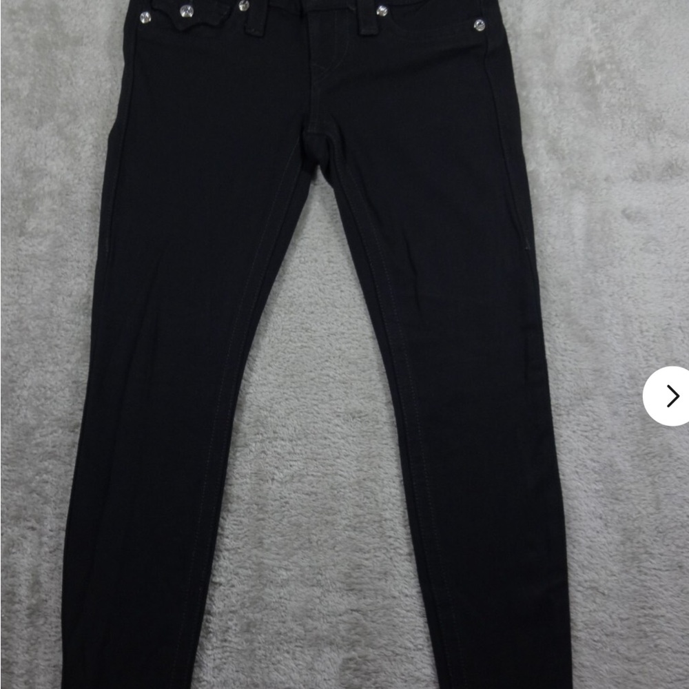 True Religion Women's Black Skinny Jeans